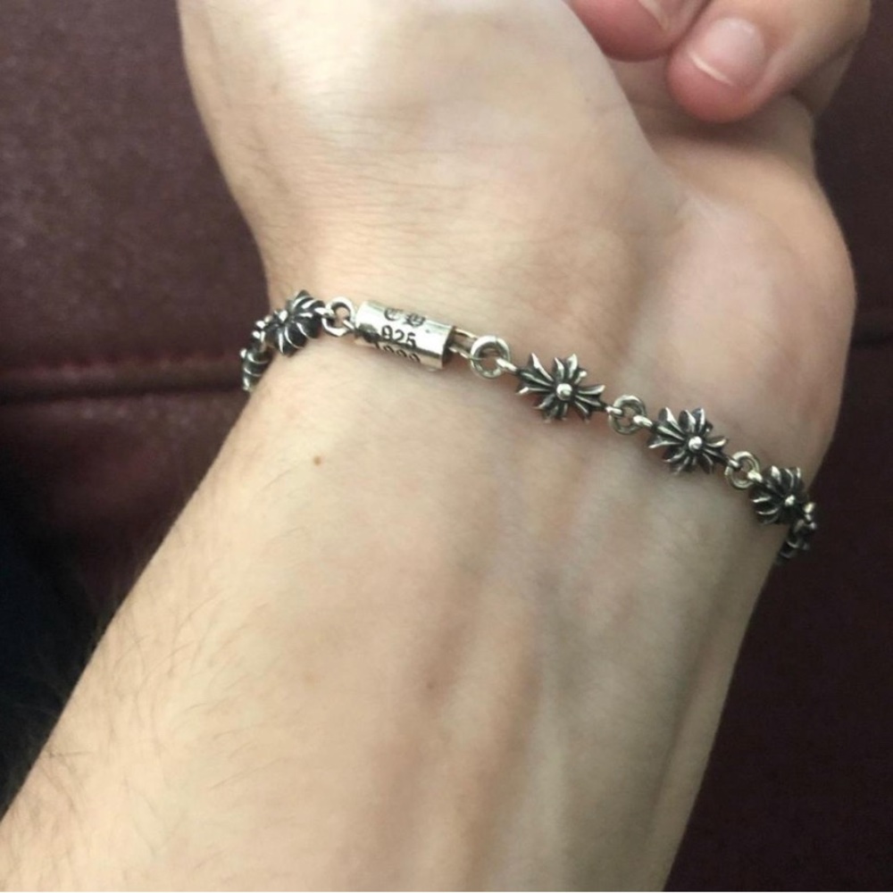 Chrome hearts tiny E bracelet